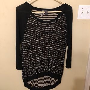 Black sweater shirt